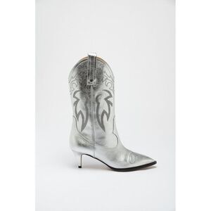 Moschino Multicolor Viscose High Heel Women's Boots